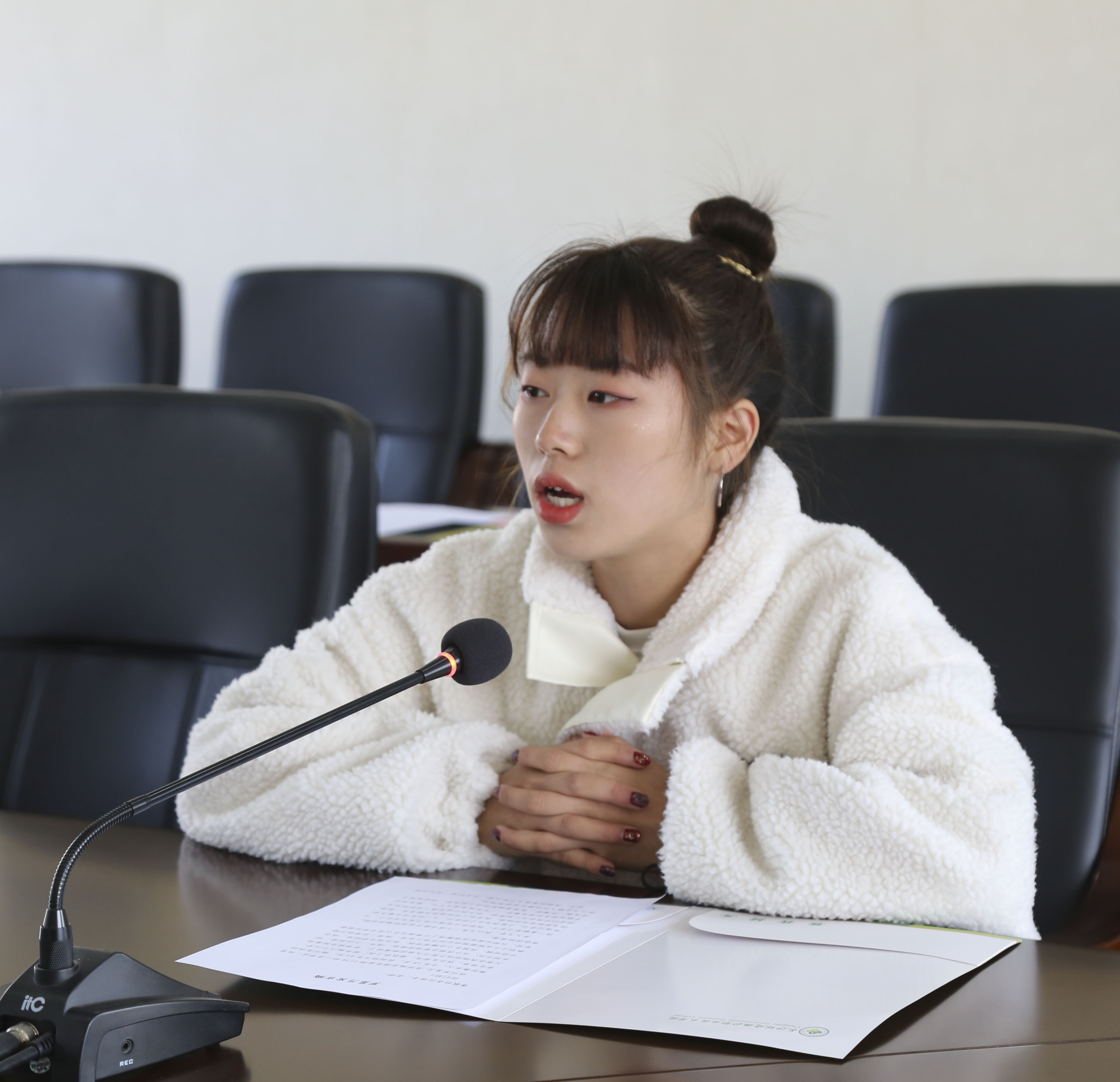 06：长沙环保学院受助学生代表罗星月.JPG